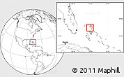 Blank Location Map of Moore's Island