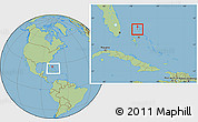 Savanna Style Location Map of Moore's Island, within the entire country
