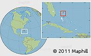 Savanna Style Location Map of Moore's Island, highlighted country, within the entire country