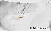 Shaded Relief 3D Map of New Providence, lighten, desaturated