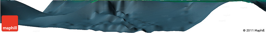Satellite Horizon Map of New Providence, darken