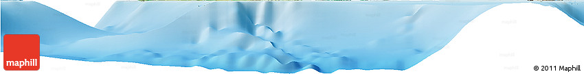 Satellite Horizon Map of New Providence, shaded relief outside
