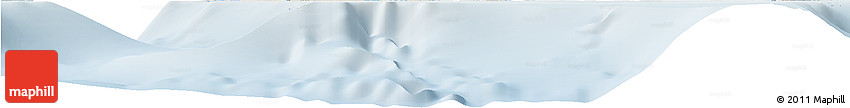 Shaded Relief Horizon Map of New Providence, lighten