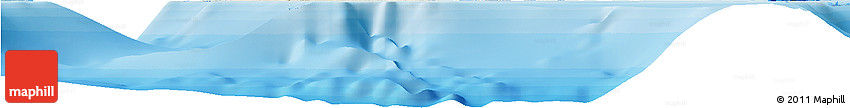 Shaded Relief Horizon Map of New Providence, political outside