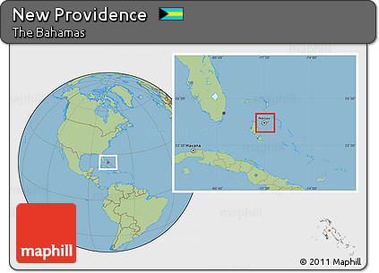 Savanna Style Location Map of New Providence