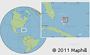 Savanna Style Location Map of New Providence, highlighted country