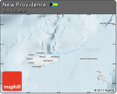 Gray Map of New Providence