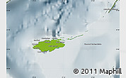 Physical Map of New Providence, semi-desaturated