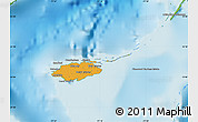 Political Map of New Providence, physical outside
