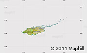 Satellite Map of New Providence, cropped outside