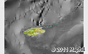 Satellite Map of New Providence, desaturated