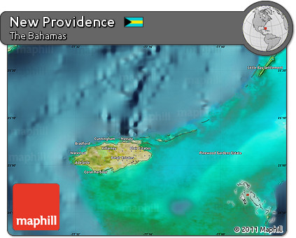 Satellite Map of New Providence