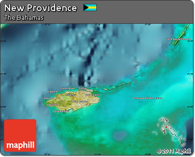 Satellite Map of New Providence