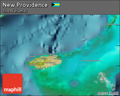 Satellite Map of New Providence
