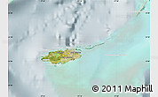 Satellite Map of New Providence, lighten
