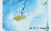 Satellite Map of New Providence, physical outside