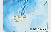 Shaded Relief Map of New Providence, physical outside