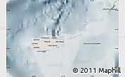 Shaded Relief Map of New Providence, semi-desaturated