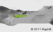 Physical Panoramic Map of New Providence, darken, desaturated