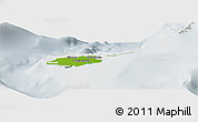 Physical Panoramic Map of New Providence, lighten, semi-desaturated