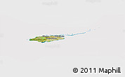 Satellite Panoramic Map of New Providence, cropped outside