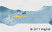 Savanna Style Panoramic Map of New Providence, single color outside