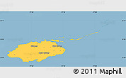 Savanna Style Simple Map of New Providence, single color outside