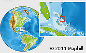 Physical Location Map of North Eleuthera