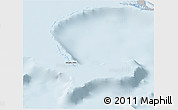 Gray Panoramic Map of Ragged Island, single color outside