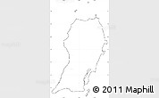 Blank Simple Map of San Salvador, no labels