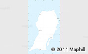 Classic Style Simple Map of San Salvador