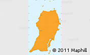 Political Simple Map of San Salvador