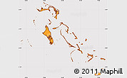 Political Shades Simple Map of The Bahamas, cropped outside