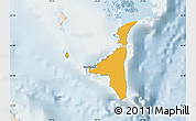 Political Map of South Abaco, lighten