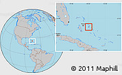 Gray Location Map of South Eleuthera