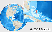 Shaded Relief Location Map of South Eleuthera