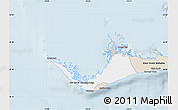 Classic Style Map of West Grand Bahama