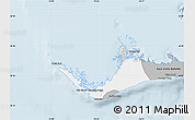 Gray Map of West Grand Bahama