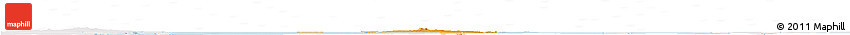 Political Horizon Map of Bahrain, single color outside