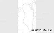 Blank Simple Map of Bahrain, cropped outside, no labels