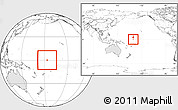 Blank Location Map of Baker Island, highlighted continent, within the entire continent