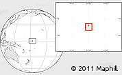 Blank Location Map of Baker Island, highlighted continent