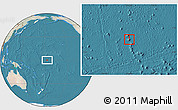 Satellite Location Map of Baker Island, lighten, land only