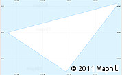 Gray Simple Map of Baker Island, single color outside