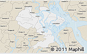 Classic Style 3D Map of Barisal Zl