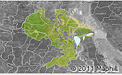 Satellite 3D Map of Barisal Zl, desaturated