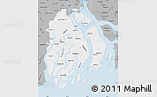 Gray Map of Barisal Div