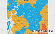 Political Map of Comilla Zl