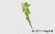 Satellite Map of Cox Bazar Zl, cropped outside