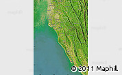 Satellite Map of Cox Bazar Zl